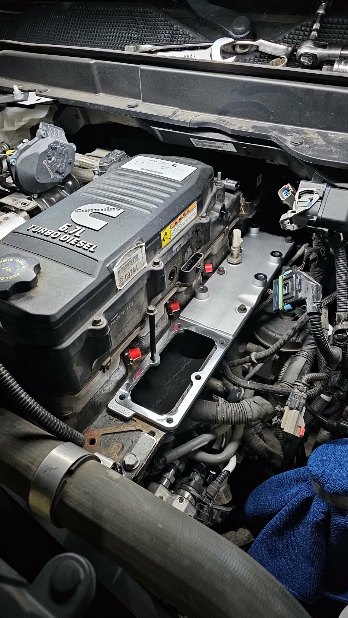 Cummins 6.7L turbo diesel engine work
