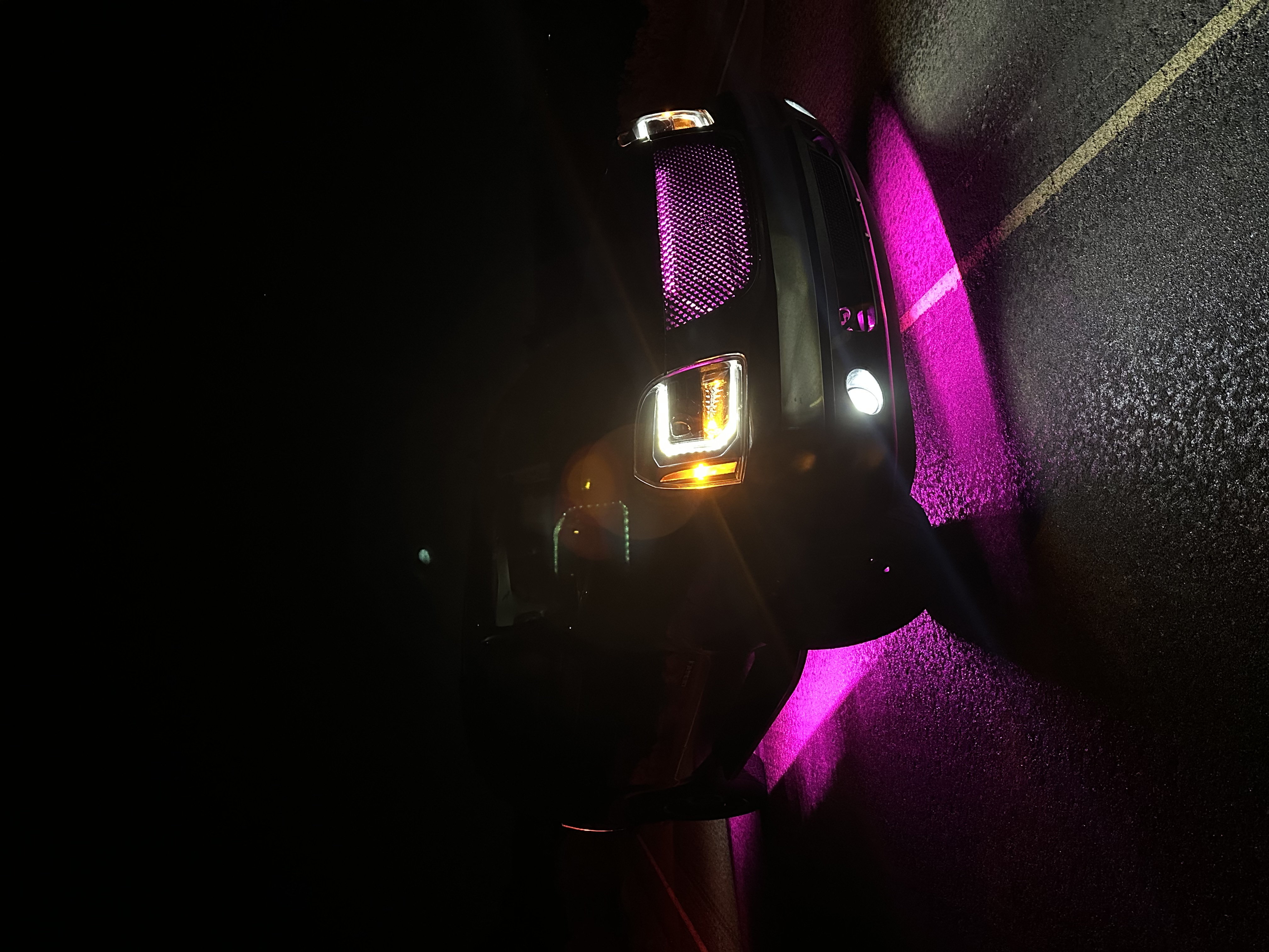 Custom underglow lighting install